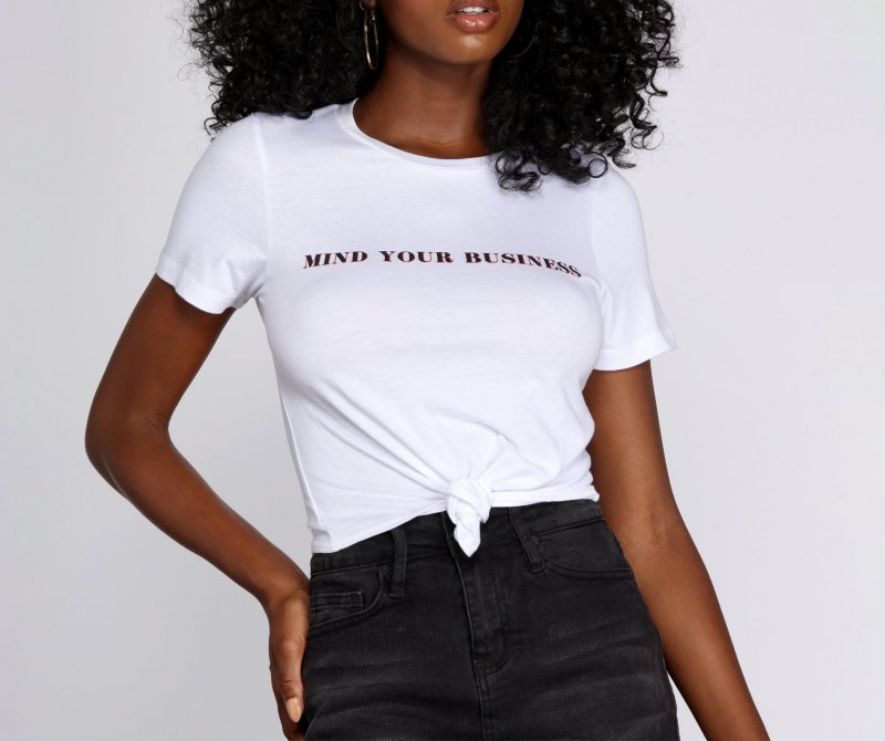 TableClothsUs Mind Your Business Graphic Tee