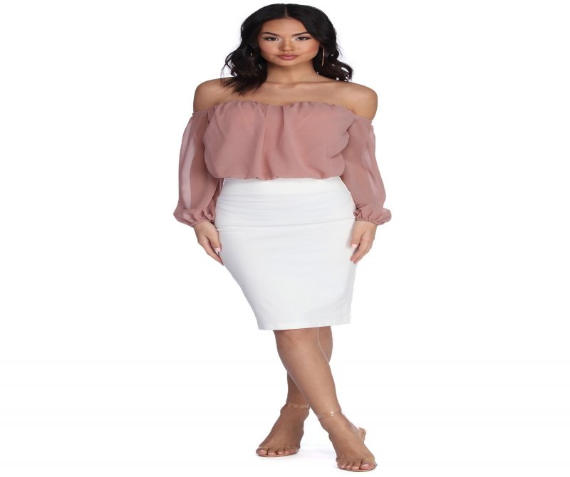 TableClothsUs Feelin' Bubbly Chiffon Top