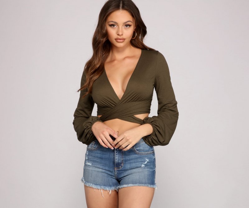 TableClothsUs Boho Babe Tie-Front Top