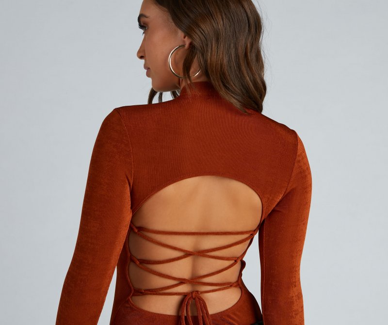 TableClothsUs Turn Heads Strappy Back Bodysuit