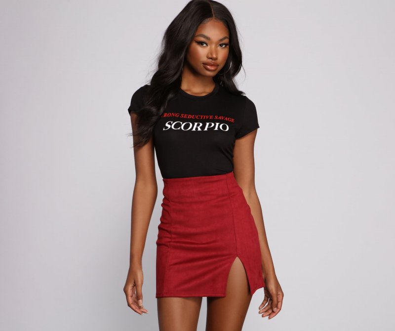 TableClothsUs Scorpio Babe Graphic Tee Shirt