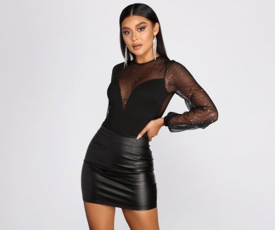 TableClothsUs Shimmer And Glimmer Bodysuit