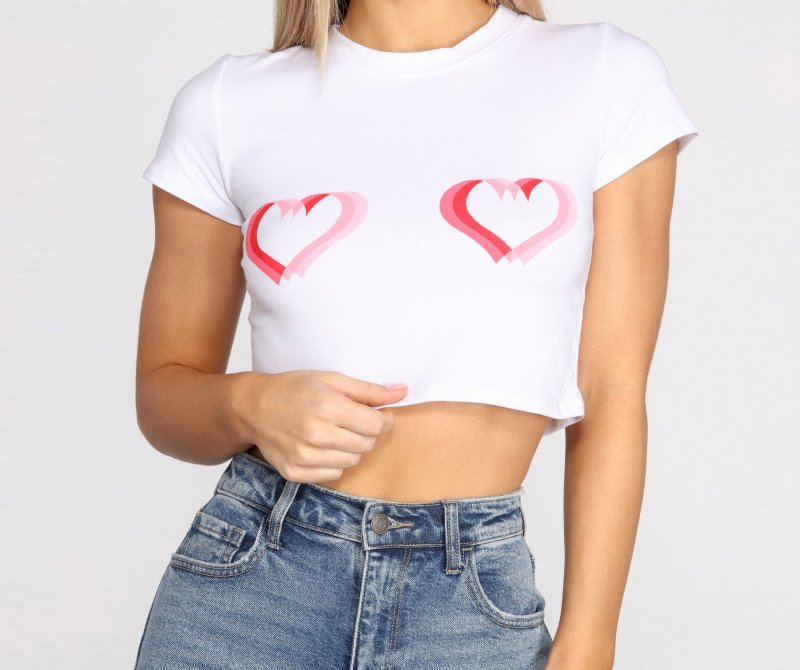 TableClothsUs Hearts On Hearts Tee