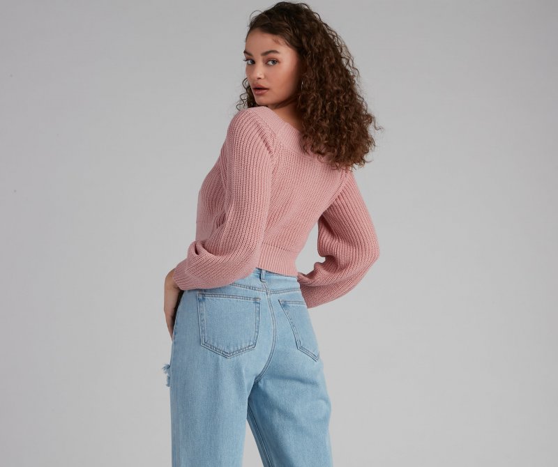 TableClothsUs Stay Cute Off-the-Shoulder Sweater